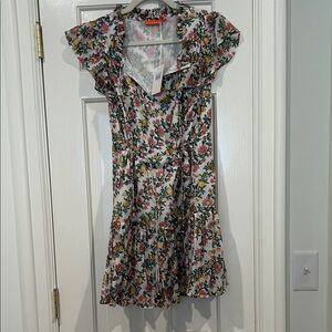 Oliphant White Floral Mini Dress